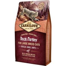 Carnilove Chat Animaux de compagnie Carnilove Croquettes Pour Chat Adulte De Grande Race Sans Céréales Ni Pommes De Terre - Canard Et Dinde - 2 kg 2kg