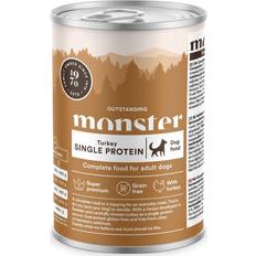 Monster Kæledyr Monster Dog Adult Single Protein Turkey, 1 stk.