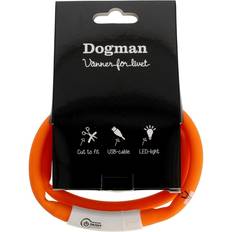 Led ring Dogman Halsband LED-ring silikon orange