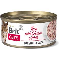 Brit Care Katte Kæledyr Brit Care KOT tin TUNA & CHICKEN & MILK 70g