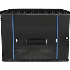 BKT Elektronik BKT ELEKTRONIK Vægrack 600x600x600 12u glasdør sort