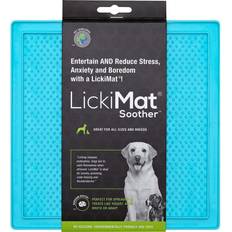 LickiMat Mascotas LickiMat Comedero Para Perro Turquesa TPR