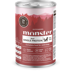 Monster Dog Adult Single Protein Beef, 1 stk.