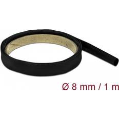 Krympeflex DeLock Krympeflex Isolering af kabler 2:1 1 m x 8 mm Sort