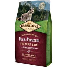 Carnilove Croquettes Pour Chat Adult Hairball Control Canard & Faisan - 2 kg