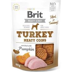 Brit Comida para perros Mascotas Brit Jerky Turkey Meaty Coins