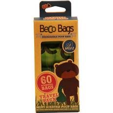 Beco Dog Poop Bags, Mint Scented, 60pk