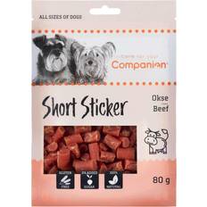 Companion Hunde - Hundefoder Kæledyr Companion Short Beef Stickers 80gr. Restparti