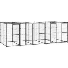 Hundgård vidaXL Hundgård utomhusbruk 12,1 m²