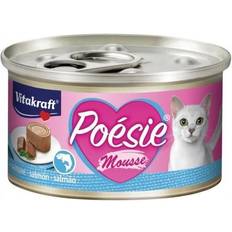 Vitakraft Mascotas Vitakraft Multi Poesie Mousse de Salmón 24 latas x 85 g