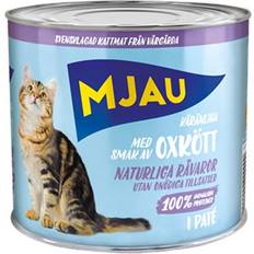 Mjau Husdjur Mjau Cat Food Beef Flavor 0.6kg