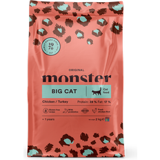 Monster Katter Husdjur Monster Big Cat Original Chicken & Turkey Torrfoder 6