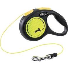 Flexi new neon Flexi Guinzaglio Avvolgibile A Corda New Neon XS - Lunghezza 3 m-8 kg Giallo