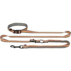 Joggingkoppel Trixie Jogging leash 1.33–1.80 graphite/papaya