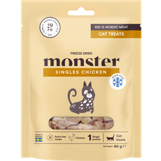 Husdjur Monster Cat Treats Freeze Dried Chicken 40