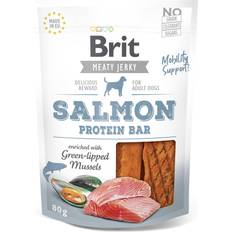 Brit Jerky Salmon Protein Bar Laks hundegodbid 0.1kg