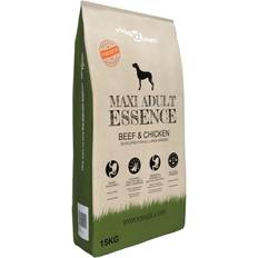 VidaXL Hunde - Hundefoder Kæledyr vidaXL luksustørfoder til hunde Maxi Essence Beef & Chicken