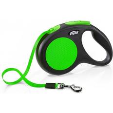 Flexi new neon tape m Flexi Laisse New Neon M Tape 5 m Black/Green CL21T5-251-S-NEOG