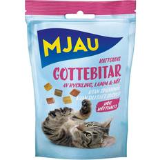 Mjau Katter Husdjur Mjau Doggy Kattgodis gottebitar mix 30g