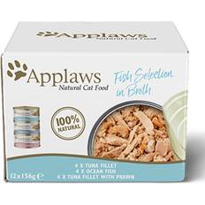 Applaws Mix Vis in Bouillon Kattenvoer 12 x 156 gr