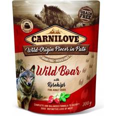 Carnilove Hundefutter Haustiere Carnilove Dog Pouch Wild Boar With Rosehips 300g