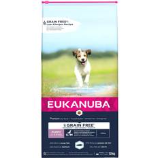 Eukanuba grain free Eukanuba Grain Free Puppy & Junior Small/Medium Dog Food 12kg