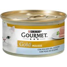 Purina Cibo Umido Animali domestici Purina Gold Mousse Pesce Oceano 85G