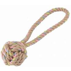 Beco Pets Hemp Ball on Hoop Dog