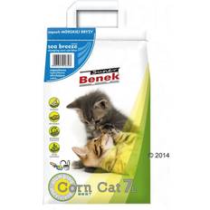 Benek Lettiera Super Corn Cat Brezza Marina - Set % 3 x 7 L (ca. 13.2 kg)
