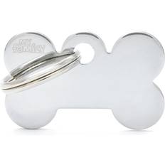 MyFamily Chapa Colección Basic Hueso Grande Aluminio Rojo