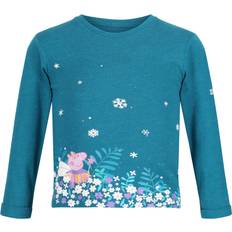 Viola Impermeabili Regatta Imbottita Peppa Pig Bambini Muddy Puddle Floral Fiore Di Lilla