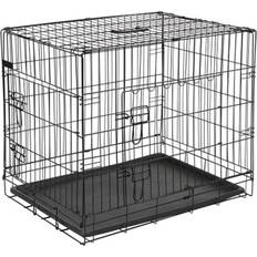 @Pet Crate Metal 77.5x48.5x55.5 Black 15002