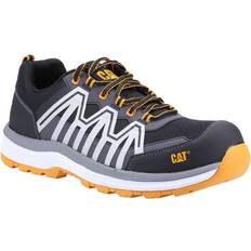 Cat Mens Charge Leather Safety Trainers (12 UK) (Orange/Black/White)