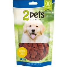 4pets Hundfoder Husdjur 4pets Dogsnack Ostrich/Struts Cubes