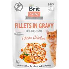 Brit care fillets Brit Care Cat Fillets In Gravy Choice Chicken 85g