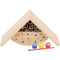 Esschert Design Hotel Per Insetti Fai Da Te Con Vernice - Beige