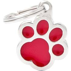 MyFamily Medaglietta Red Pawprint