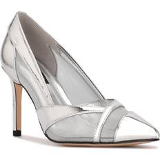 Nine West Textile Heels & Pumps Nine West Evani - Silver Mirror Metallic