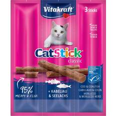 Vitakraft Katze Haustiere Vitakraft Kattgodis CatStick mini torsk