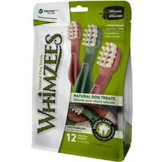 Whimzees toothbrush Whimzees Dog Chew Toothbrush M 12 Pcs.