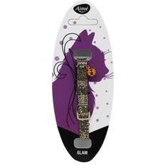 Katthalsband Koppar-glitter (20-32cm)