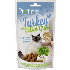 Profine Animaux de compagnie Profine Kattgodis Cat Snack Turkey & Oat grass