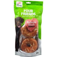 Four friends salmon Four Friends Dog Salmon Steak Donut 2-pack