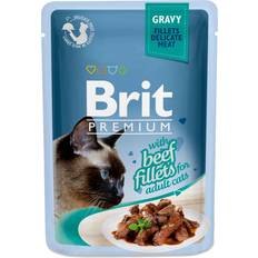 Brit Kissa Lemmikit Brit Premium Gravy with Beef Fillets 85g