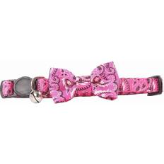 Cat collar Pawise Cat collar with Bowknot red