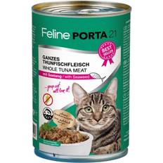 Porta 21 Feline 6 x 400 g - Tonno con Manzo