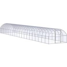 vidaXL Gabbia Per Polli da Esterno 3x20x2 m in Acciaio Zincato