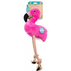 Beco Pets Dual Material Dog Flamingo,