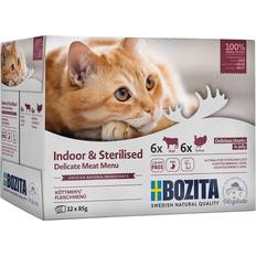 Bozita Indoor & Sterilised Meat Menu - Chunks in Jelly 12x85g