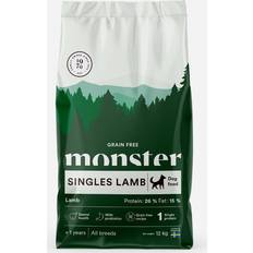 Monster Hundfoder - Torrfoder Husdjur Monster Dog Adult All Breeds Grain Free Singles Lamb 12kg